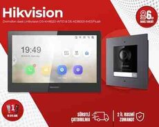 Domofon dəsti Hikvision DS-KH8520-WTE1  DS-KD8003-IME1Flush