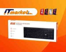 2E Keyboard KS210 Slim WL Black 2E-KS210WB