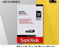 Flaş kart Sandisk 128GB Usb 3.0 Ultra Flair
