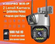 Kamera V380 Pro 2 lens 1080 FullHD wifi