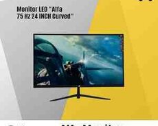 Monitor LED Alfa, 75 Hz 24 INCH Curved