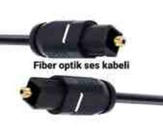 Fiber optik ses kabeli
